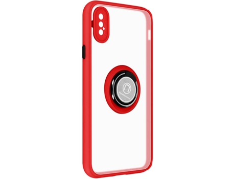 Funda Apple iPhone XS Max AVIZAR con Anillo de Soporte (Rojo)