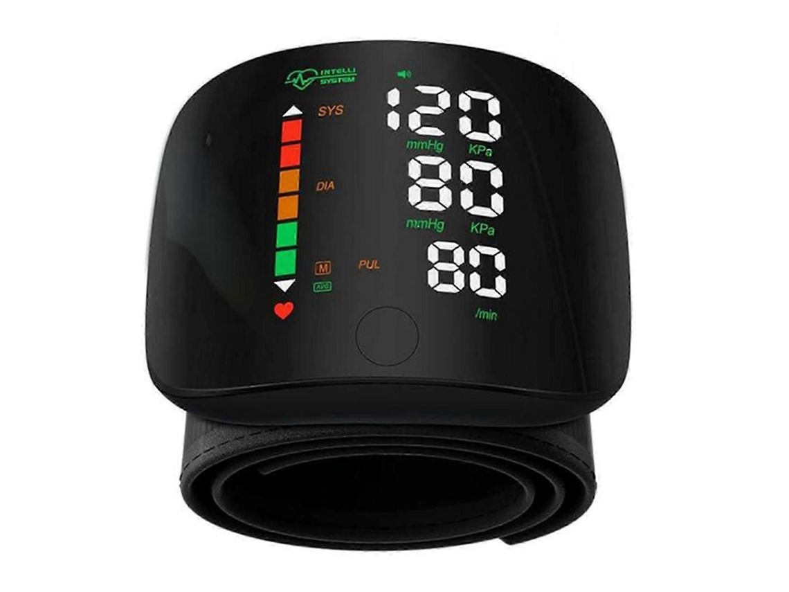 Monitor De Pressão Arterial Digital De Pulso Com Tela Grande, Recarregável E Automático, Ideal Para Uso Doméstico, Viagens E Para Idosos.