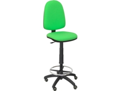 Silla de Escritorio Alta PIQUERAS Y CRESPO Ayna Verde Pistacho con ruedas de parqué (Tejido - Ruedas Parquet)