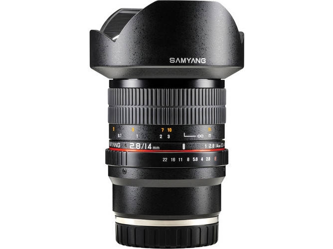 Objetivo SAMYANG 14mm F2.8 Ultra Wide (Encaje: Sony E - Apertura: f/22 - f/2.8)