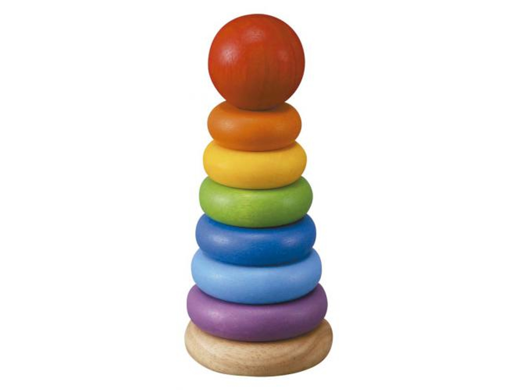 Juguete de Madera PLAN TOYS Torre de Anillos