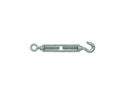 Tensor Con Gancho Y Ojal Din 1480 Tns01 Con Rosca M6 En Acero Galvanizado Edm