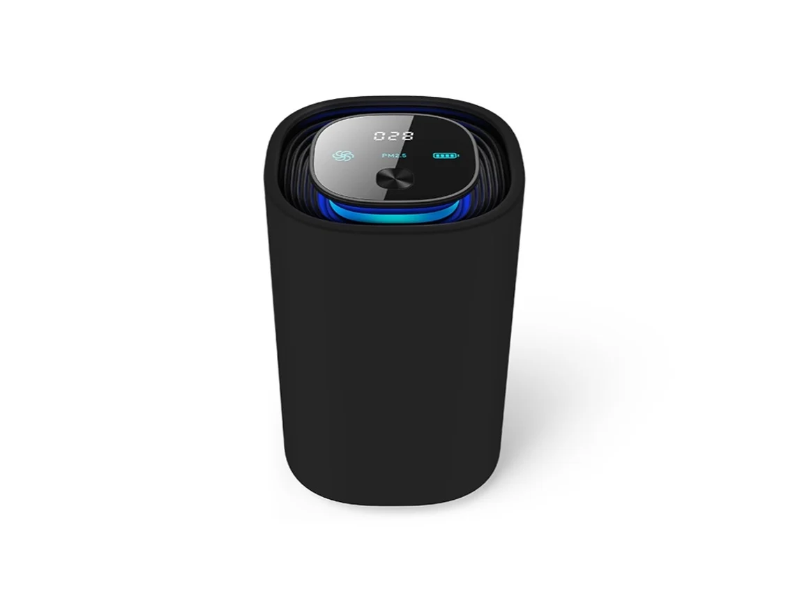 Purificador iónico portátil de 30 dB para coche (negro)