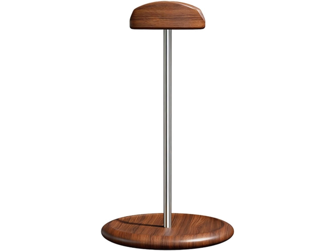 Soporte Con Base De Madera De Nogal Y Acero, Escritorio Antideslizante, Juegos, Organización