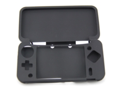 Funda De Silicona Para Nintendo New 2ds Xl Suave Goma Protector Carcasa Negra