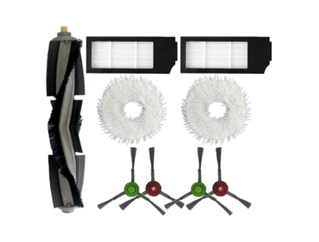 Escova principal do filtro escova lateral para ecovacs deebot x1 turbo/omni robot