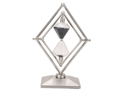 Cronômetro De Areia Retrô De Metal Rotativo 30 Minutos Aço Inoxidável Decorativo Para Mesa