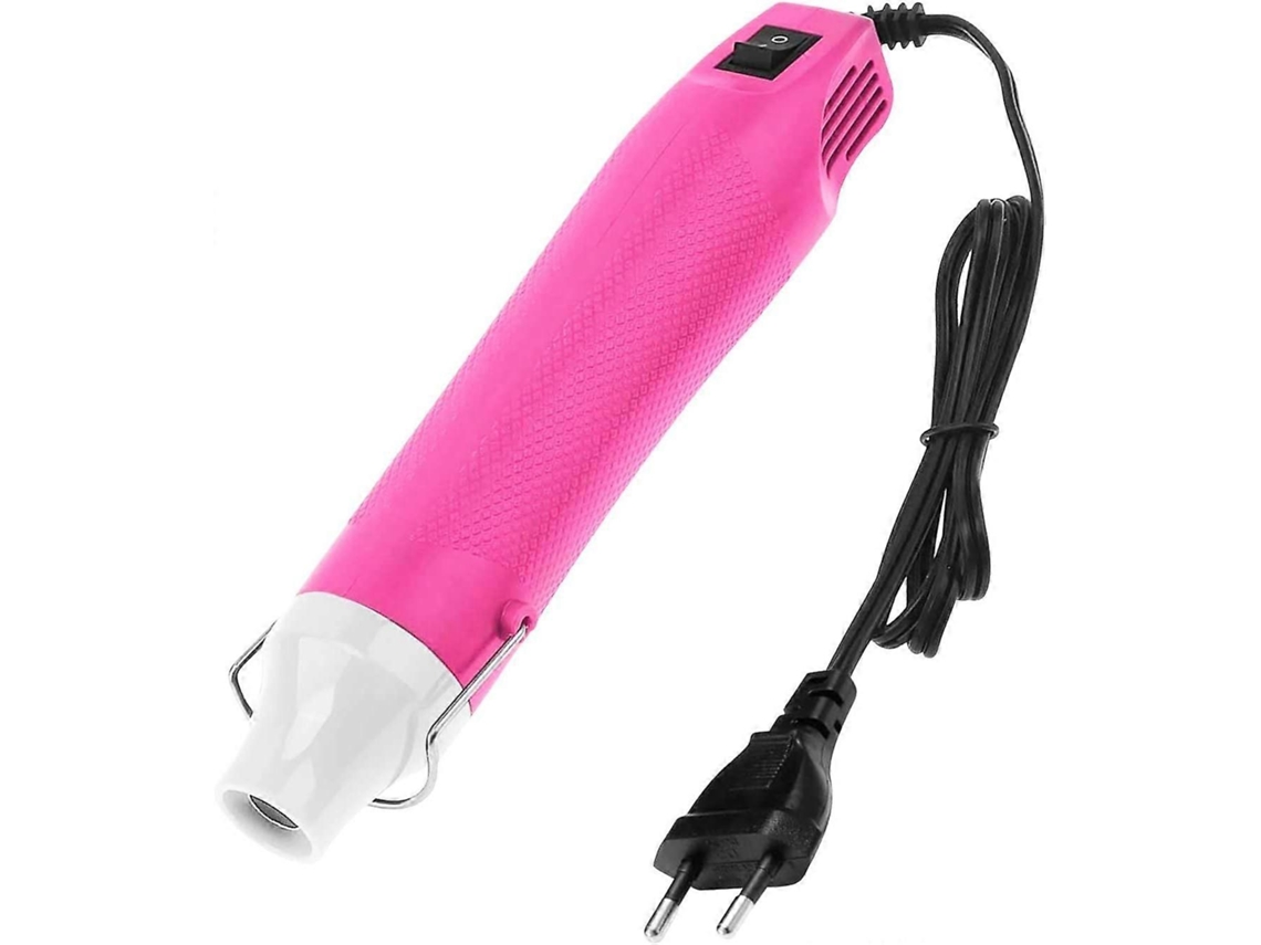 Minipistola de aire caliente de 220 V y 300 W para estampar sobre film retráctil, secar tinta sobre papel y estampar. Nostalgia88