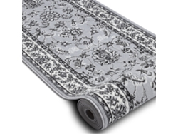 Alfombra de Pasillo Bcf Morad Klasyk Clásico Gris 120 cm