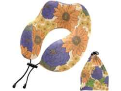 Almohada Viaje Dormir Aviones Espuma Viscoelástica Poliéster Viscoelástica. Fácilmente Soporte Fácil