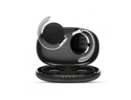 Auriculares Bluetooth True Wireless Pantalla estéreo F2 con luces nocturnas negras