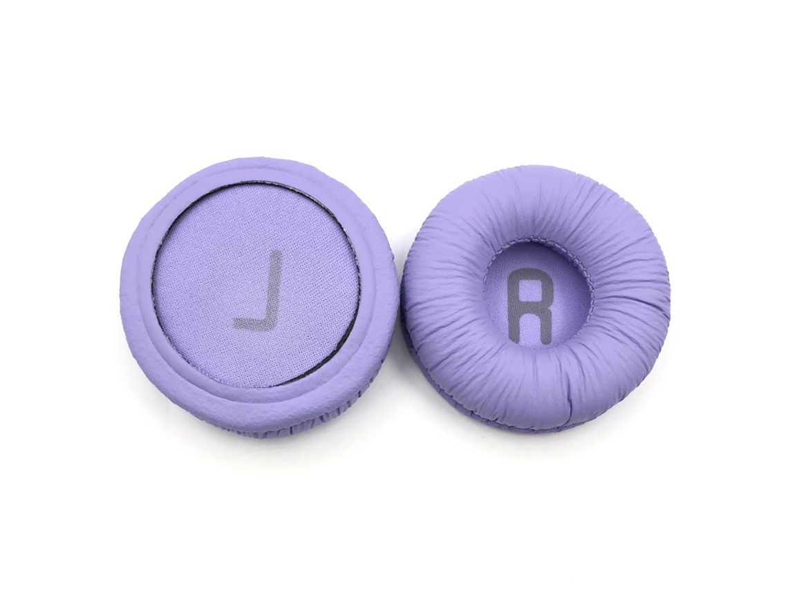 Almofada Para Auscultadores Jbl T670nc De Orelhas De Espuma Macia Pele Enrugada Roxo Sem Compartimentos Para Cartões
