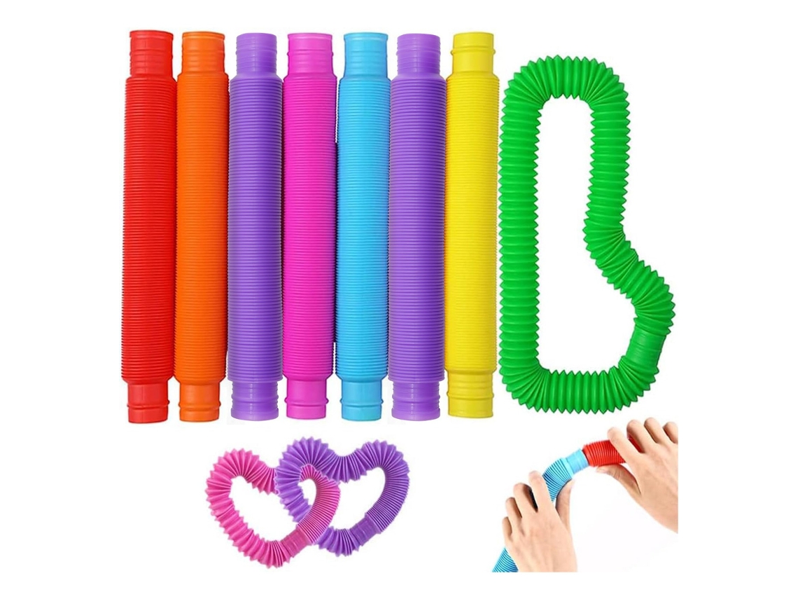 Juego de 8 tubos de refresco grandes, juguetes antiestrés para niños y adultos. Vayotoy