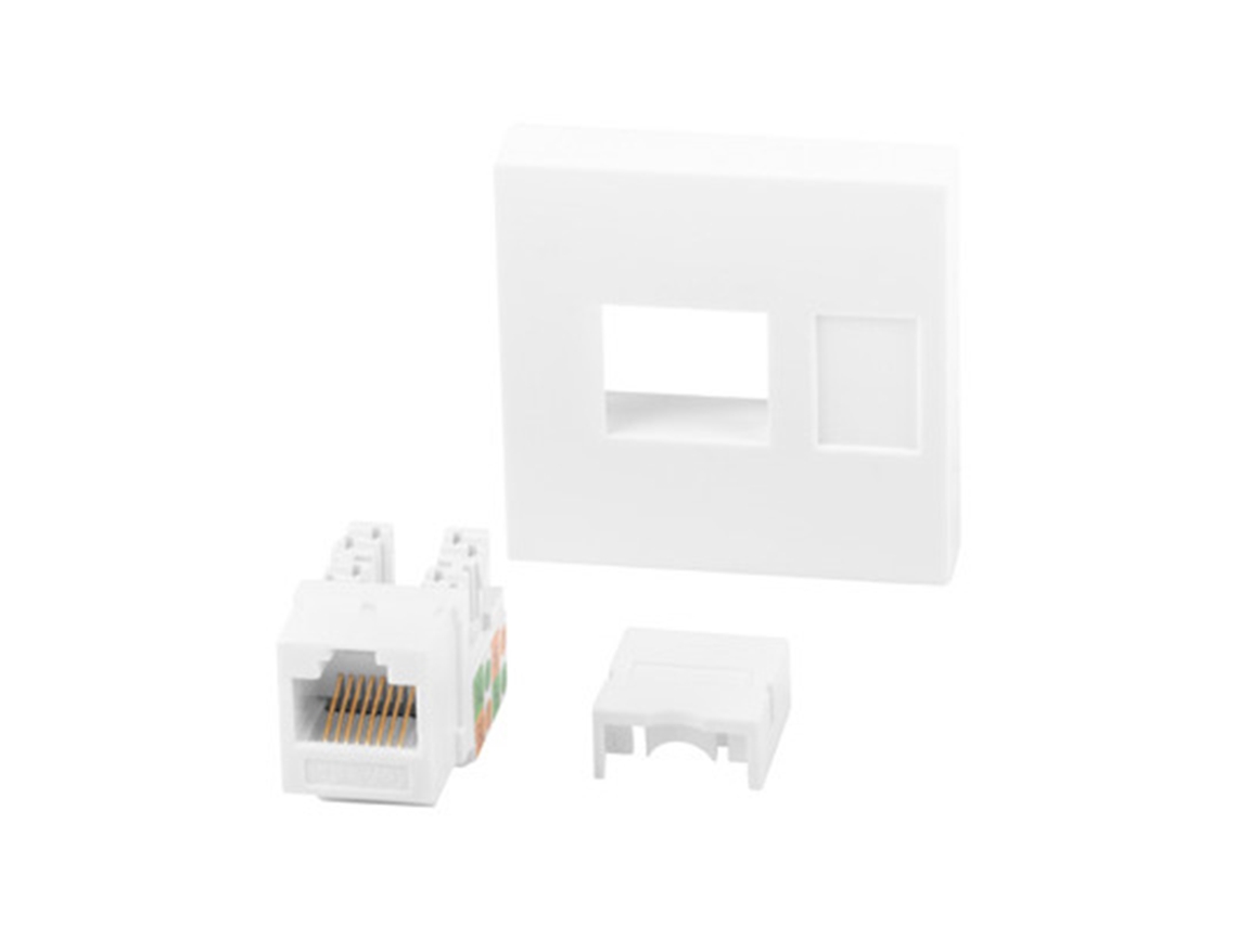 Entrada de pared Lanberg Cat.6 Utp Rj45