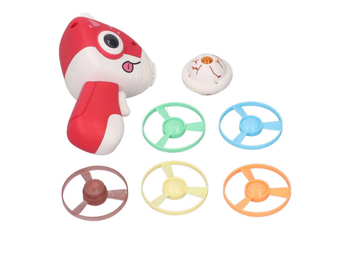 Platillo Volador De Juguete Con Luces Led Para Niños, Juguete Giroscópico Para Uso En Exteriores.