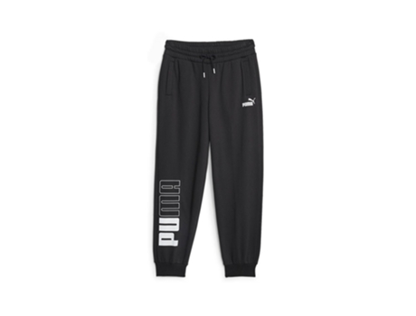 Calça PUMA Moletom Power Colorblock Fl Preto S Mulher