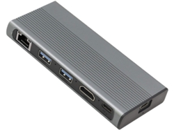 Hub Compatible Con Ssd M.2 Usb-c + Usb 3.1 + Rj45 + Estación De Acoplamiento Tipo Pd Para Nvme Ngff