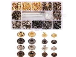 Kit De 100 Peças Para Abotoar Roupas, Incluindo Ferramentas Para Abotoar, Vendido No Atacado.
