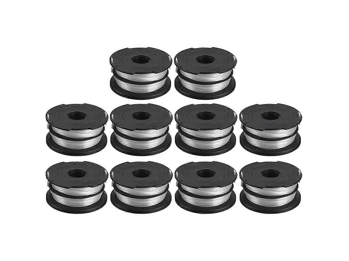 Juego de 10 carretes de hilo Black & Decker GH700 GH710 GH750 P6T para cortacéspedes