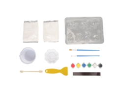 2026yncm-kit De Pintura De Dinosaurios De Yeso Para Niños Juguete Diy Con Brochas Raspe Y Cuenco Figuras De Dinosaurios Arte Manual