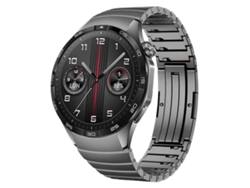Bracelete Para Huawei Watch Gt 4 (46mm) - Aço Inoxidável - Uma Conta De Bambu Cinza