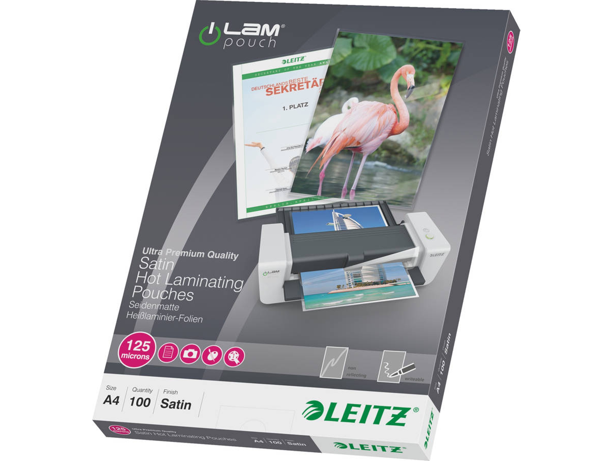 Fundas de Plastificar LEITZ 16926 Transparente (100 un - A4)