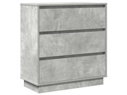 Mesilla de noche gris con cajón 71x34,5x75 cm MAISON EXCLUSIVE