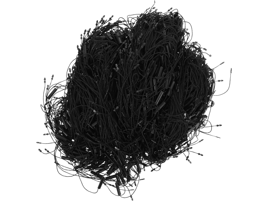 Conectores De Agarre Ajustables Para Cable De Acero, Clips De Cable Metálicos Negros, Paquete De 10 Unidades,