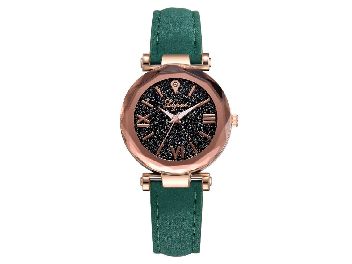 Reloj De Cuarzo De Moda Para Mujer Zhoulianfa Zlf0485-c Con Correa De Piel Sintética Blanca Con Estampado De Ciervo.