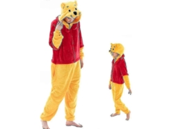 Pijama Unisex De Franela Con Estampado De Leopardo Para Adultos, Ideal Para Halloween. Tallas S-xl Luolv