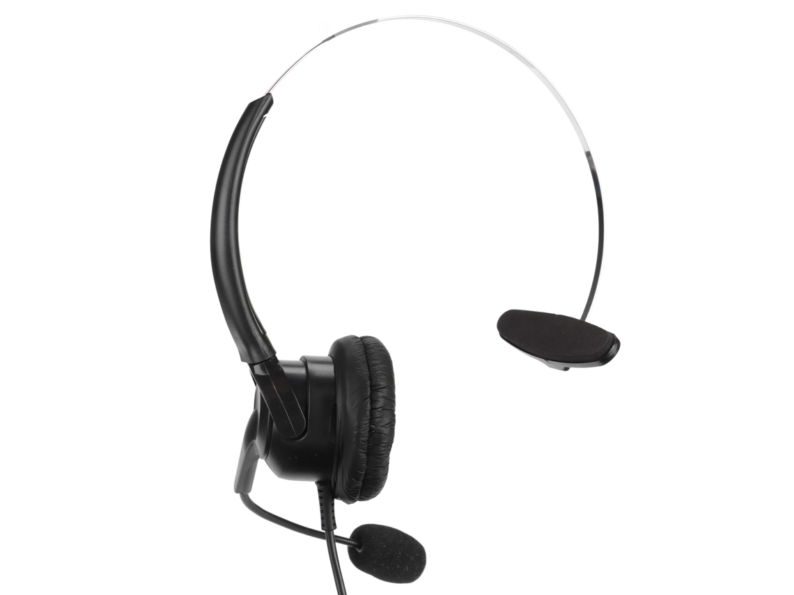 Auriculares Telefónicos Rj9 Con Micrófono Ajustable De 330° Para Teléfono Fijo Oficina, Hogar Y