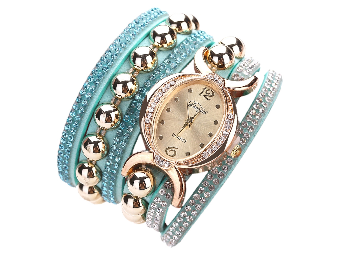 Reloj De Pulsera Meibo Para Mujer De Aleación Con Correa De Pu, Esfera Redonda Y Movimiento De Cuarzo Analógico (blanco Crema).