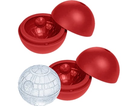 Star Wars Ice Molds Sphere Big Ice Ball, para Whisky, Bourbon y Cola -rojo (L)