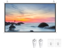 Pantalla De Proyección, Formatos 4:3/16:9, Pantalla Enrollable Manual De 30 A 72 Pulgadas, Portátil,