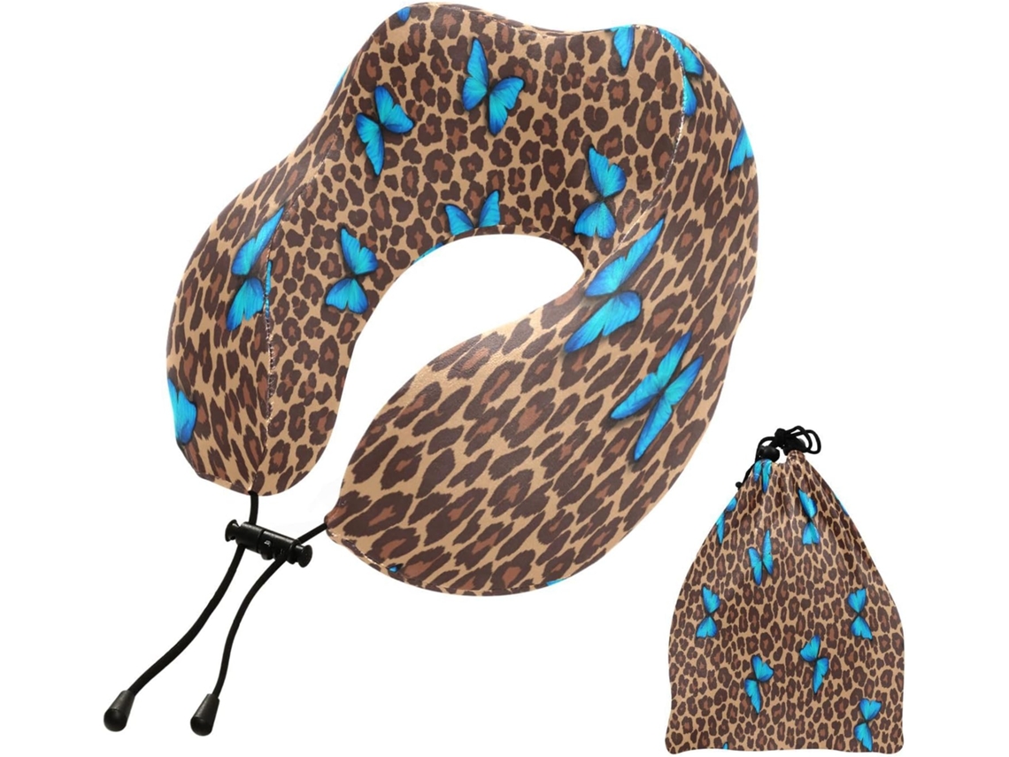 Almohada Viaje Espuma Viscoelástica Poliéster Viscoelástica. Fácilmente Soporte Fácil