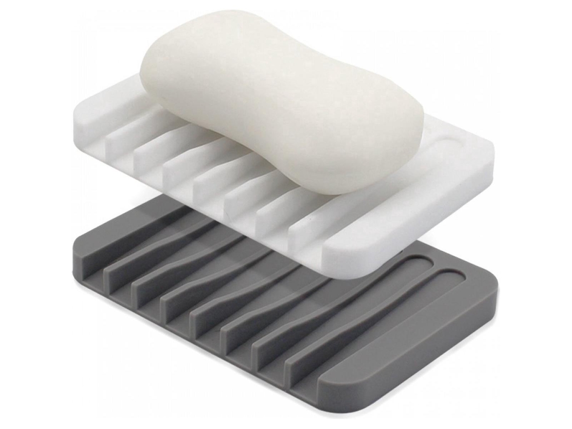 Jabonera De Silicona Con Orificio De Drenaje, Accesorio De Baño, Duradera.