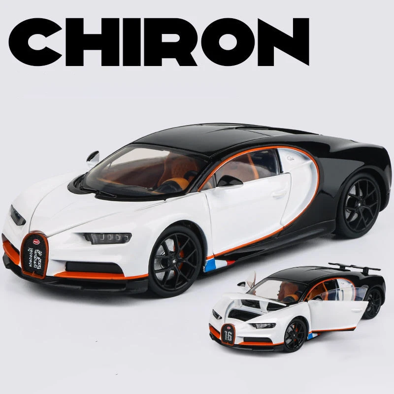 (branco) Miniatura De Carro Supercarro Em Liga Metálica, Escala 1:32, Com Efeitos De Som E Luz.