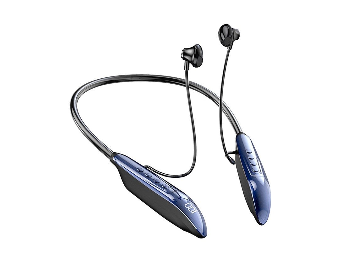 Auriculares M-518 Con Bluetooth 5.3 Y Pantalla Digital Con Inserción De Tarjeta.