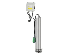 Bomba Submersível Em Aço Inoxidável 750W 43M Com Painel Elétrico + Flutuador - Prpvc751/43F RIBILAND