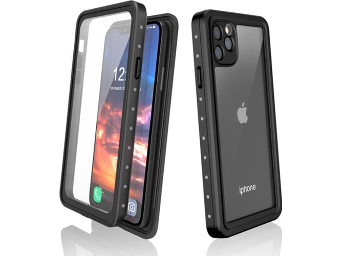 Funda iPhone 11 Pro Max PHONESHIELD Aquaproof IP68 Negro