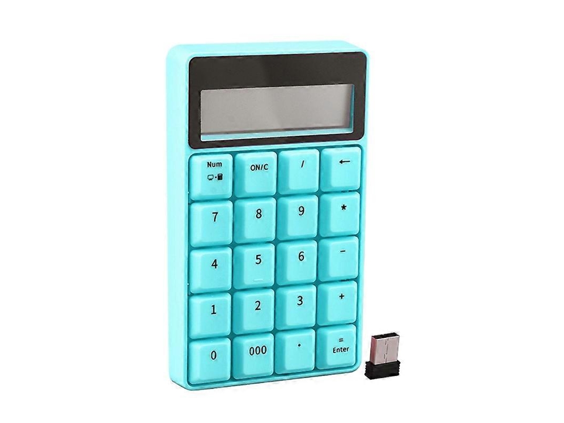 Calculadora con teclado numérico inalámbrico y función de contabilidad financiera USB Everley891