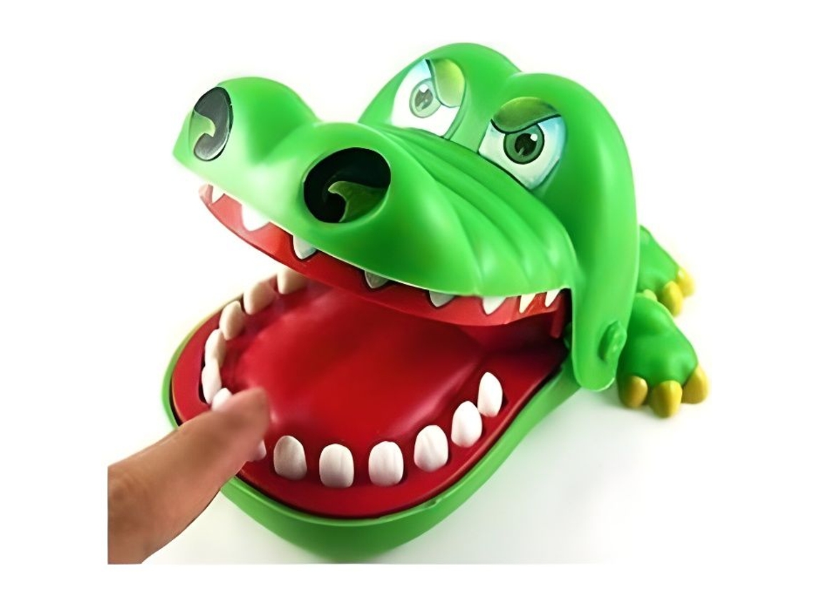 Juego de mesa Cocodrilo Dentista para niños - Marca - Verde - Juguete divertido para toda la familia