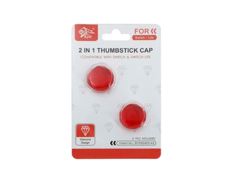 Carcasa para Thumbstick Nintendo Switch & Lite KJH Rojo