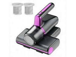 Aspiradora Para Eliminar Ácaros Del Polvo, Succión De 14 Kpa, Iluminación Uv, Equipada Con 2 Filtros (morado) Czhhmart