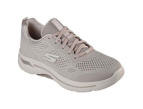 Zapatillas de Mujer SKECHERS Go Walk Arch Fit Motion Tecido Beige (36)