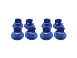 Kit de 8 bujes de poliuretano para el subchasis delantero de Volvo V70 II / XC70 (2000 a 2008) (inserciones)