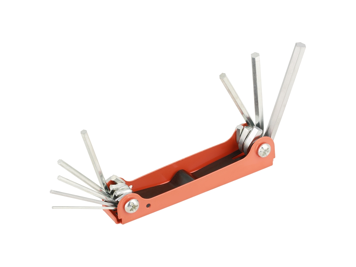 Juego Portátil Plegable De Llaves Hexagonales Allen 8 En 1 Para Reparaciones, Mini Juego Ligero De 157 G.