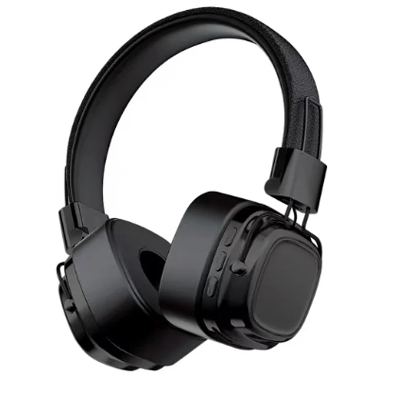 Auriculares inalámbricos Bluetooth plegables de 5,3 pulgadas (negros)