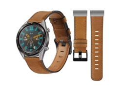 Correa Vintage Leather para Garmin vivoactive 4 Marrón