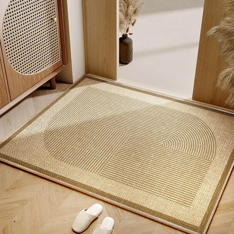 (estilo 8 50x80cm) Felpudo Con Patrón Geométrico Moderno, Lavable Y Antideslizante, Tapete Decorativo Para El Piso